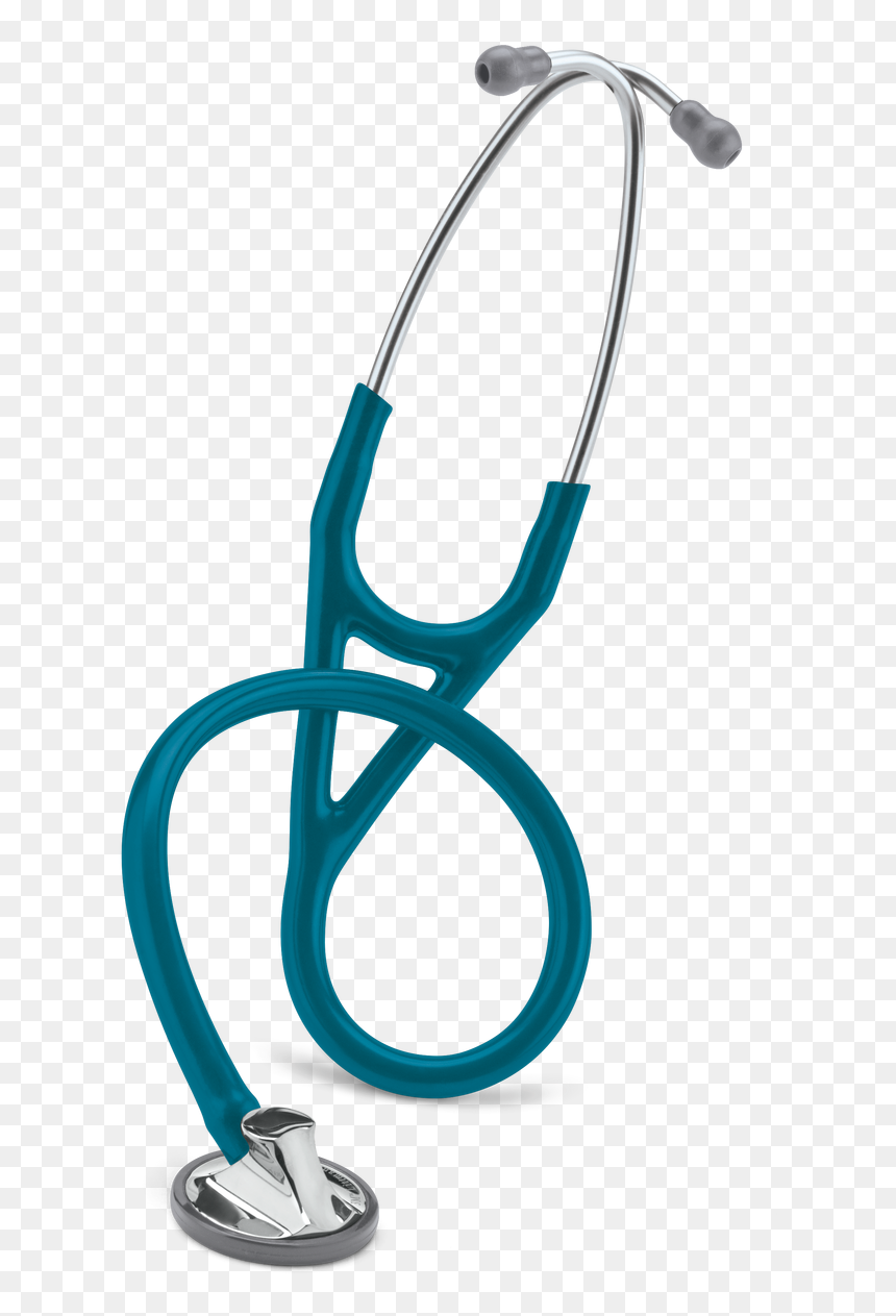Littmann Master Cardiology Stethoscope Caribbean Blue - Littmann Master Cardiology Navy Blue, HD Png Download - stethoscope png