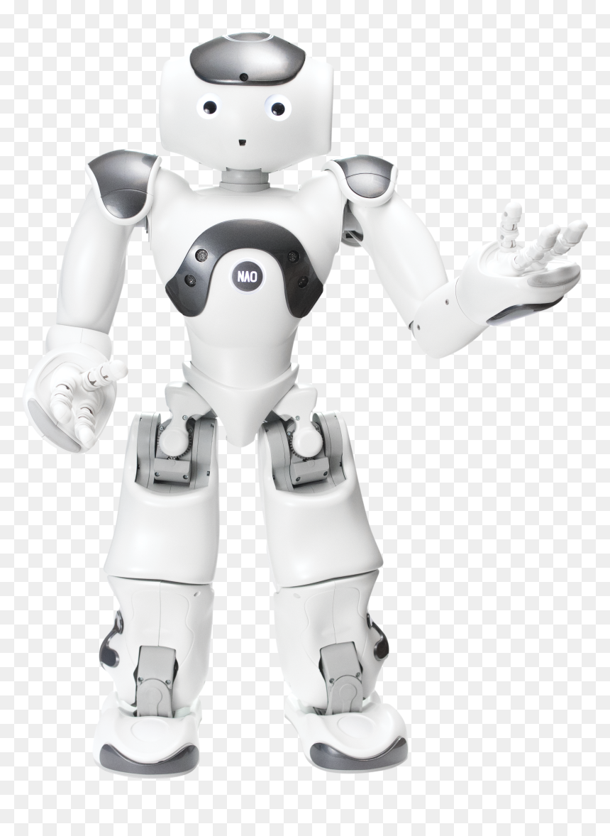 Robot Human Interaction - Nao Robot Black Background, HD Png Download - robot png