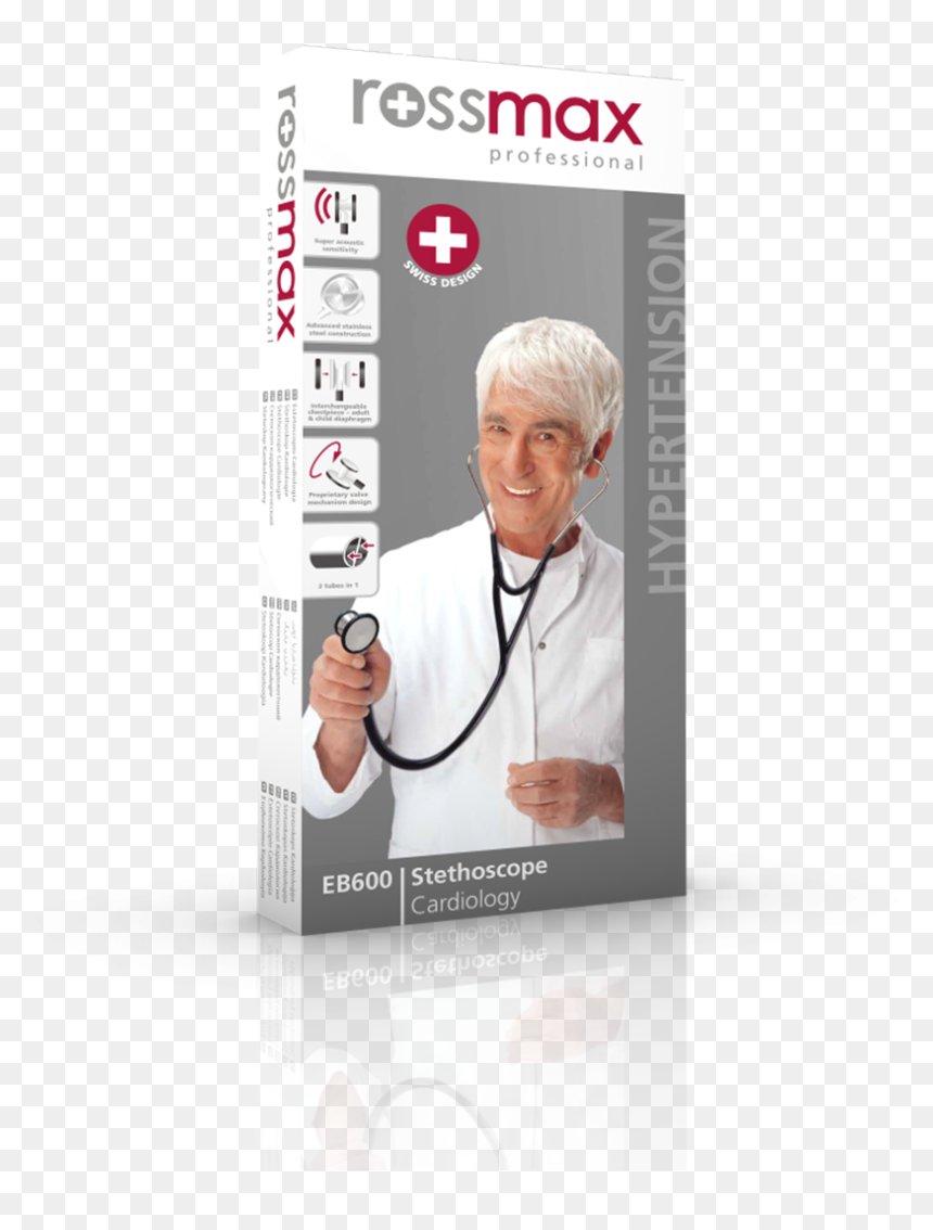 Rossmax Eb600 Stethoscope, HD Png Download - stethoscope png