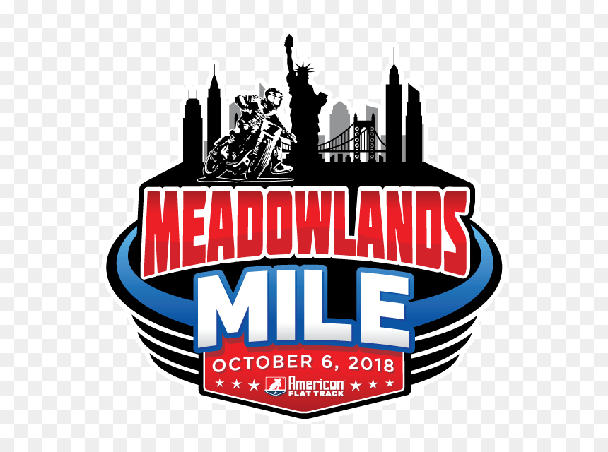 East Rutherford, Nj Track Length - Meadowlands Mile Logo, HD Png Download - statue of liberty png