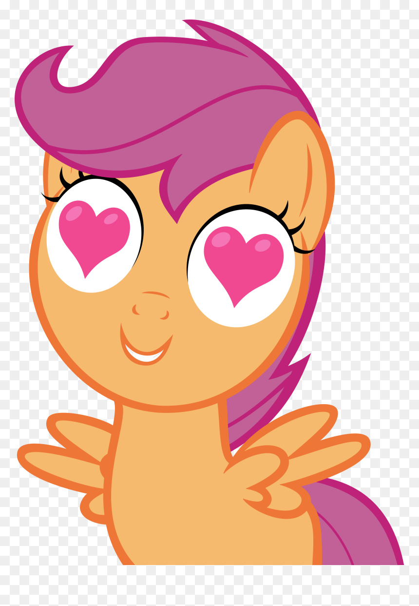 Googly Eyes Heart Love Clip Art - My Little Pony Heart Eyes, HD Png Download - googly eyes png