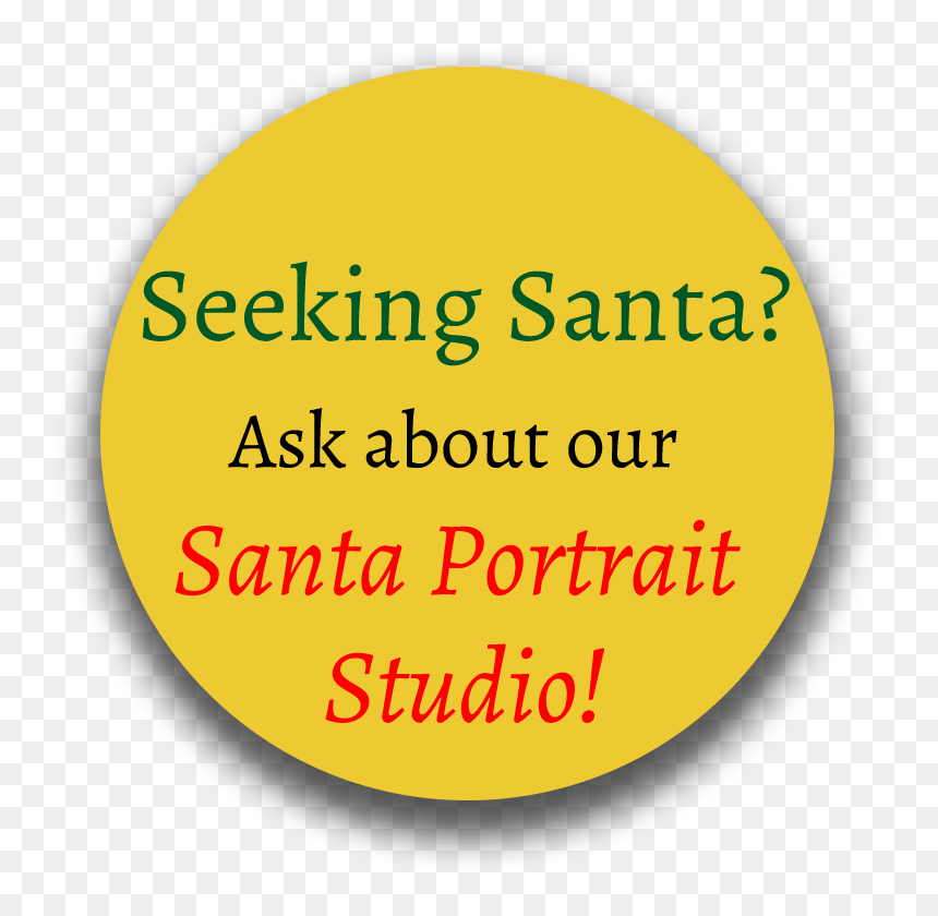 Santa Text Bubble - Circle, HD Png Download - text bubble png