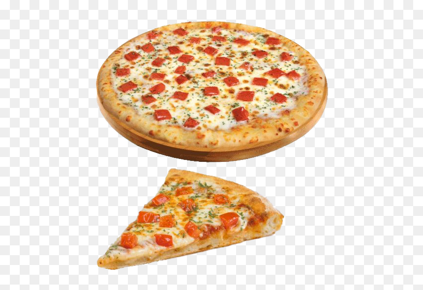 Dominos Pizza Slice Transparent - Margherita Small Hand Tossed Domino's Pizza, HD Png Download - pizza slice png