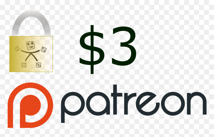 $3 Patreon Content - Patreon, HD Png Download - patreon logo png