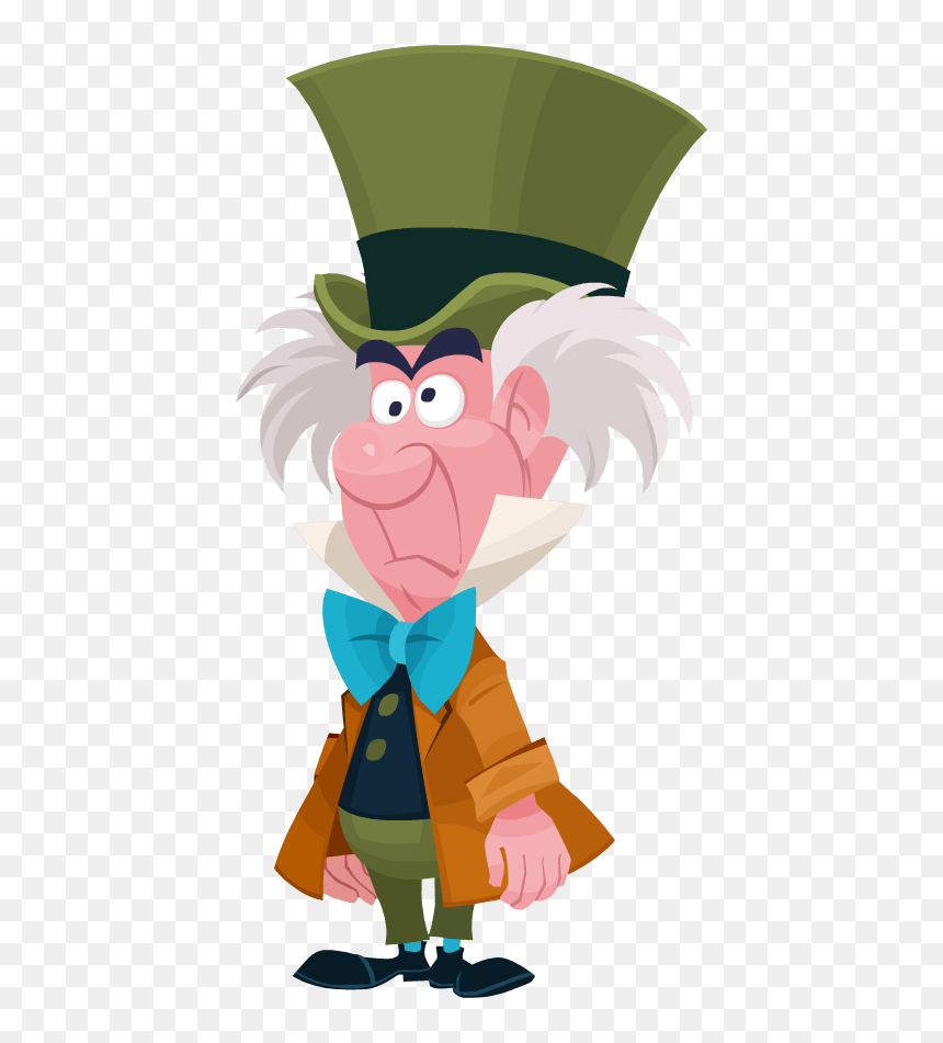 Mad Hatter Disney Clip Arts - Alice In Wonderland Mad Hatter Png, Transparent Png - disney png