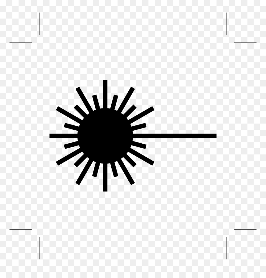 Caution Laser In Use Sign, HD Png Download - laser png