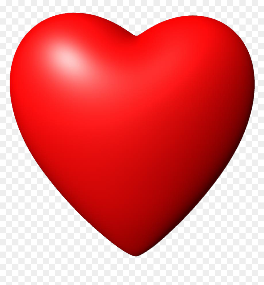 3d Red Heart Png Image - 3d Heart Png, Transparent Png - red heart png