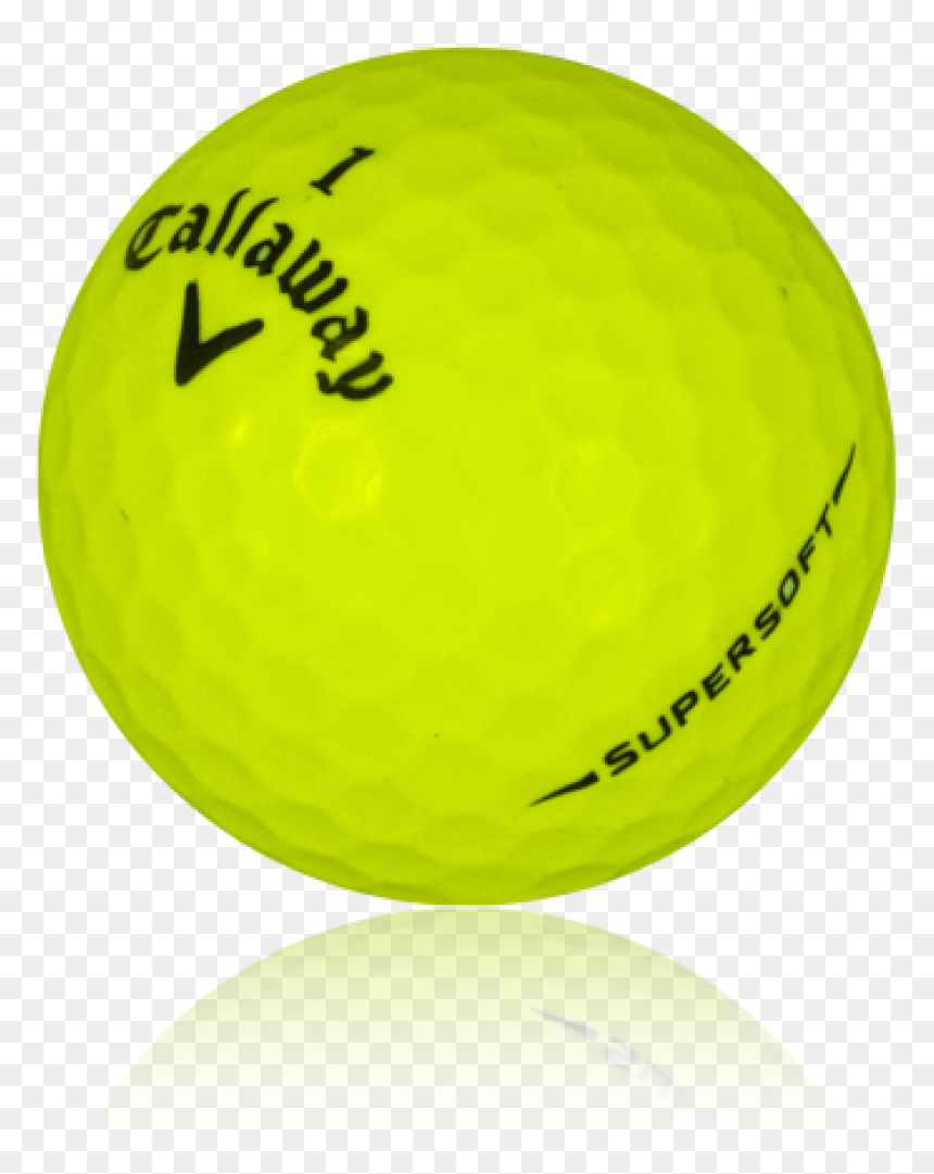 Yellow Golf Ball Png - Callaway Supersoft, Transparent Png - golf ball png