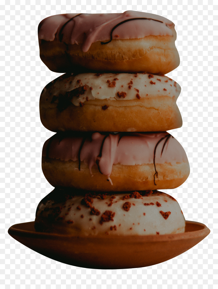 Doughnuts On Plate - Food, HD Png Download - plate png