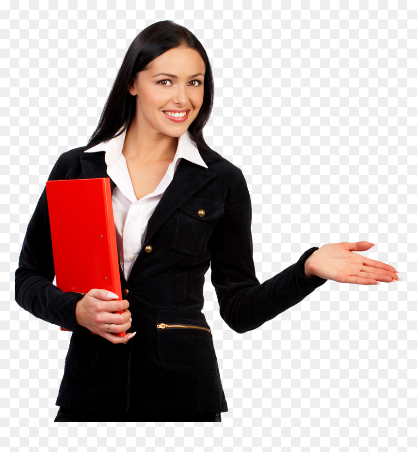 Female Clipart Laptop - Business Girl Png, Transparent Png - woman png