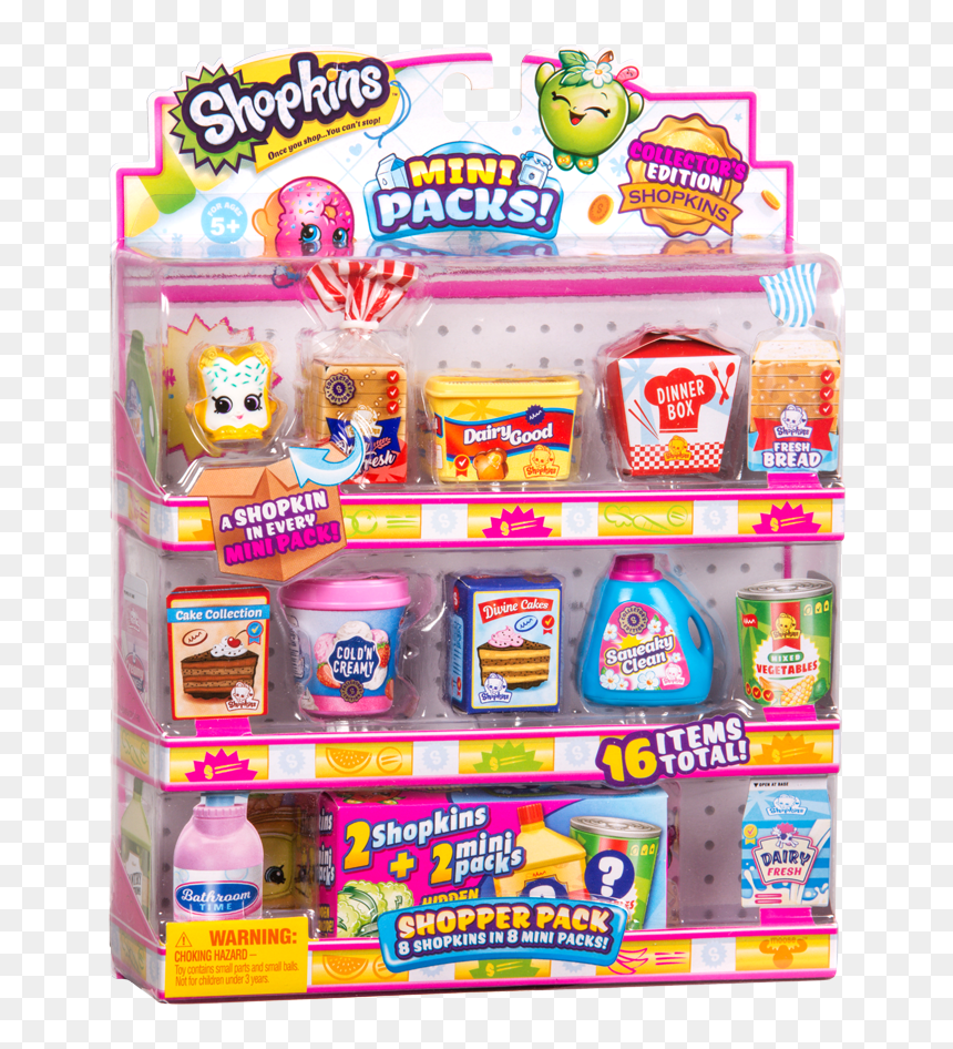 Shopkins Shopper Pack, HD Png Download - shopkins png