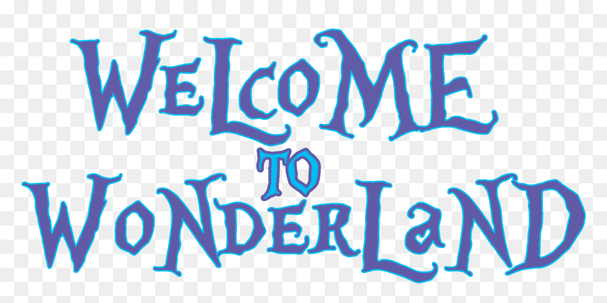 South Fork High School Congratulates Alex Basalyga - Welcome To Wonderland Font, HD Png Download - welcome png