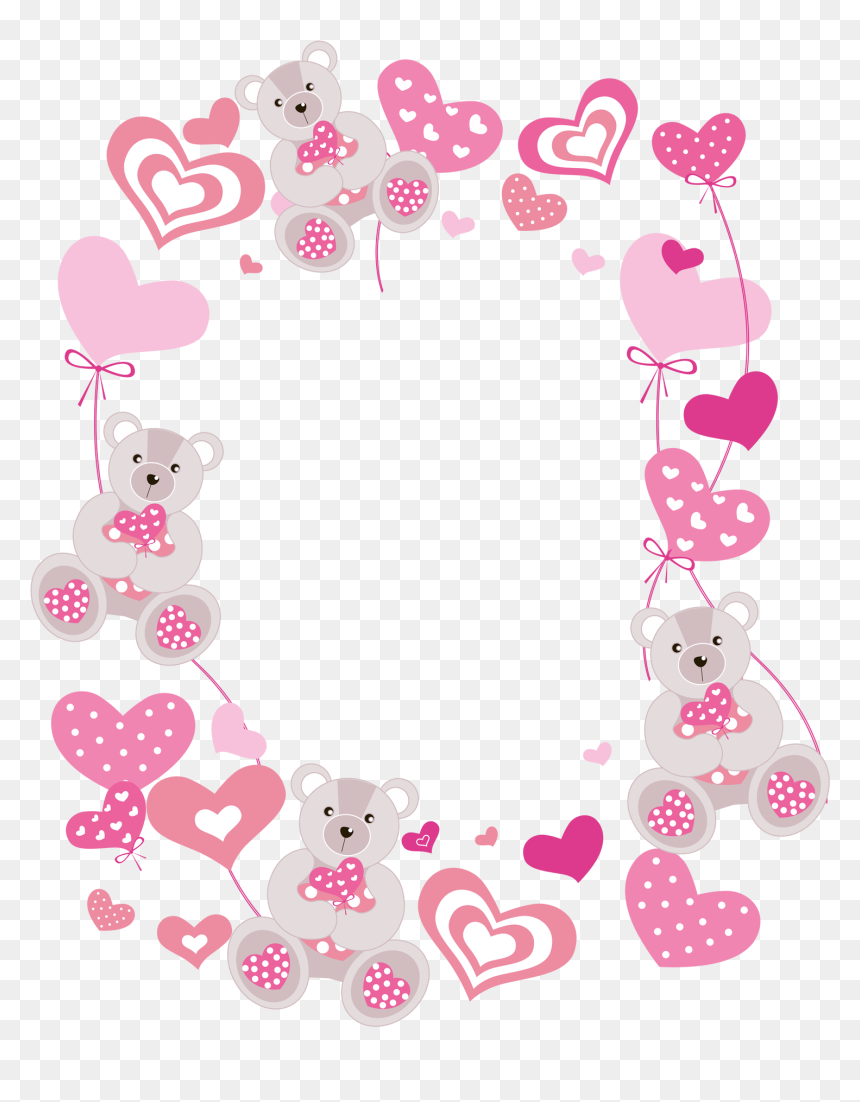 Pin By Cheryl Mayo On Cards Valentine"s - Baby Birthday Frame Png, Transparent Png - blank png
