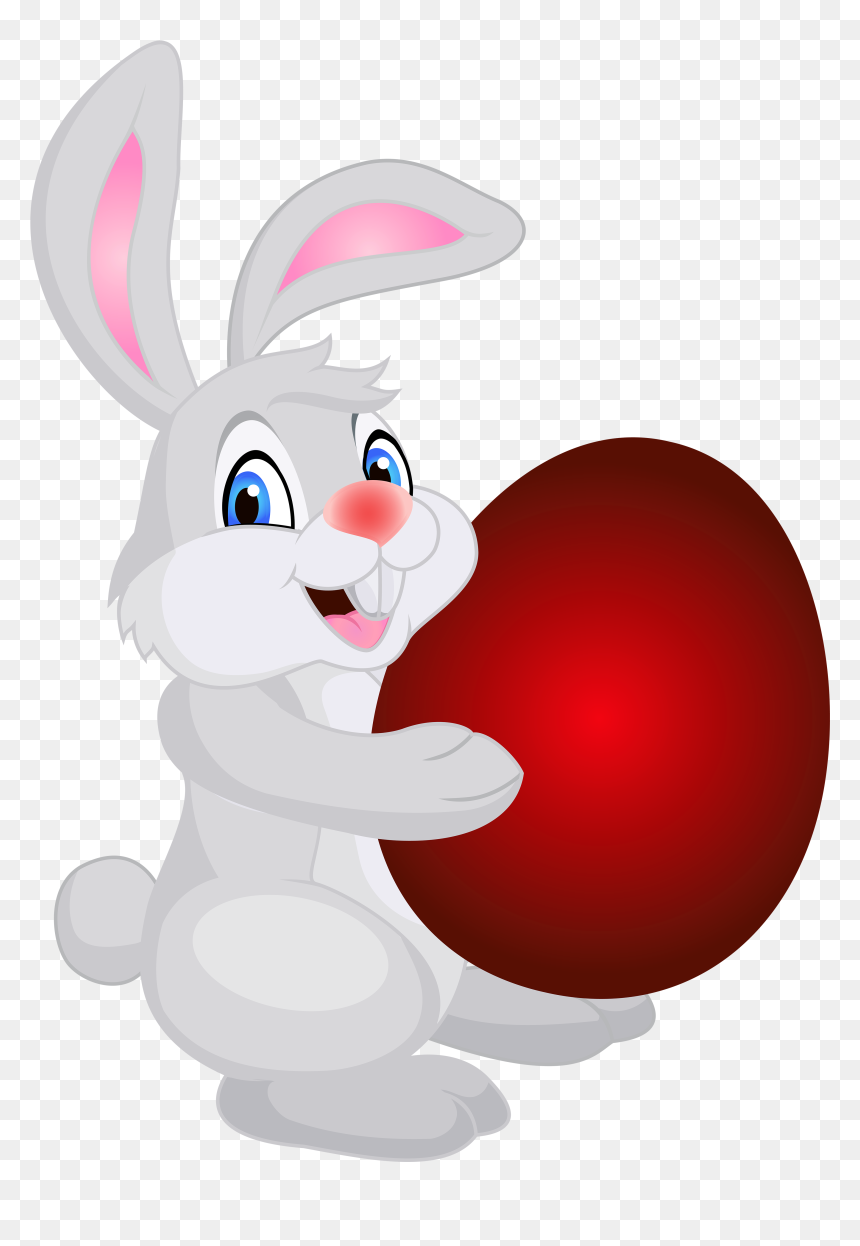 Easter Bunny Png - Easter Bunny With Eggs, Transparent Png - bunny png