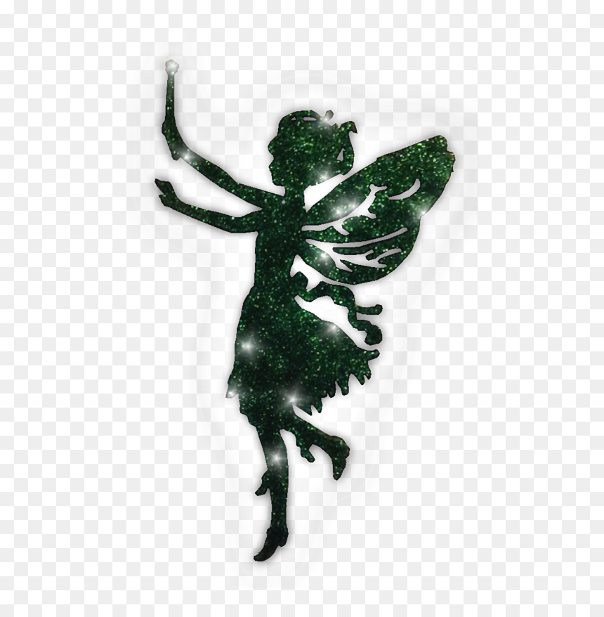 Green Fairy Png , Png Download - Cliparts For Christmas Fairy Black And White, Transparent Png - fairy png