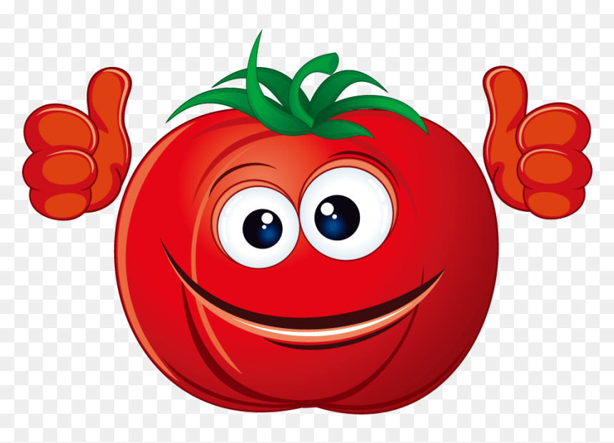 Smiley Cartoon Red Tomatoes Png Download - Minichefs Club, Transparent Png - tomato png
