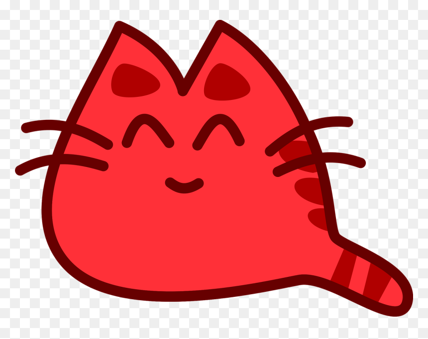 Cat Smile Clip Art, HD Png Download - cute png