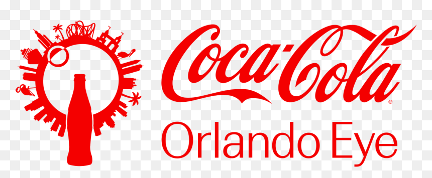 Download Coca Cola Logo Png Transparent Images Transparent - Coca Cola Orlando Eye Logo, Png Download - coca cola logo png