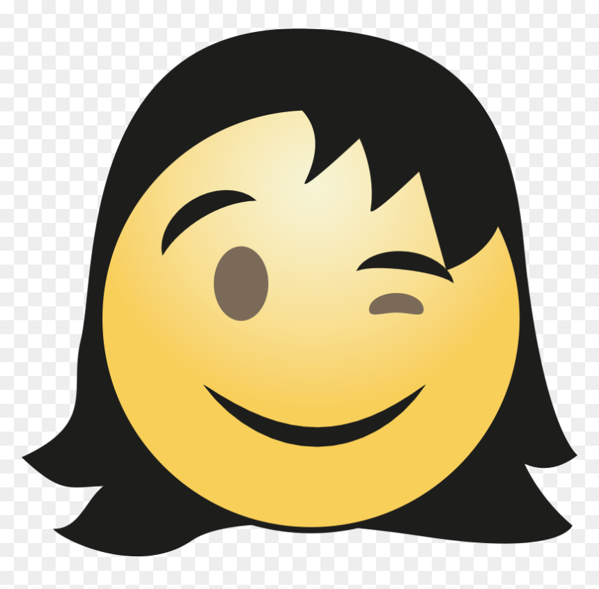 Hair Girl Emoji Png Hd - Portable Network Graphics, Transparent Png - ok emoji png