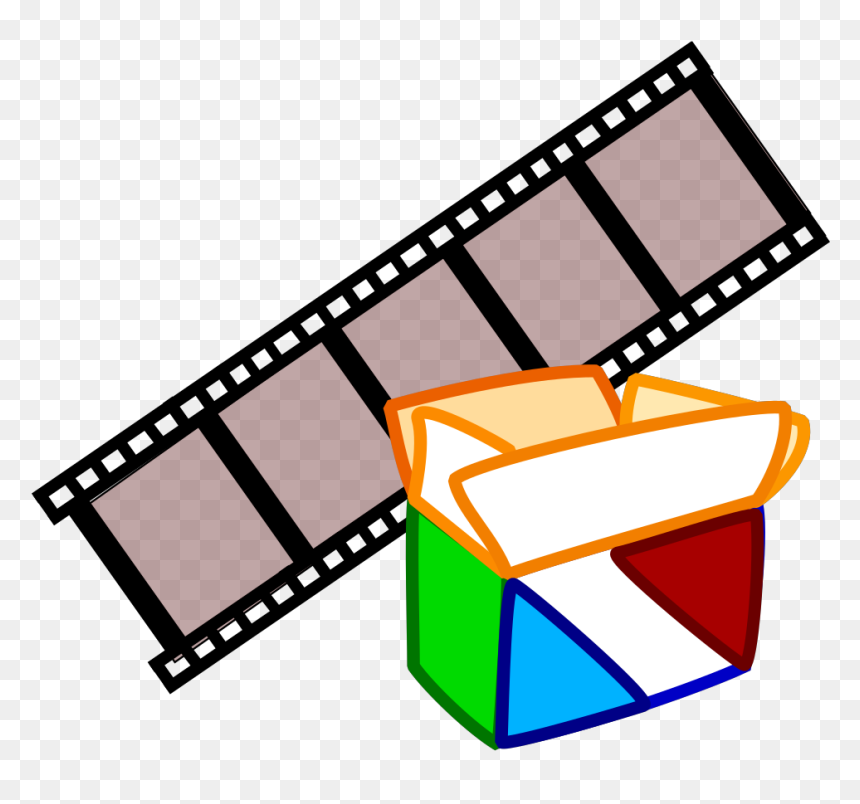 Video Clip Clipart, HD Png Download - film strip png