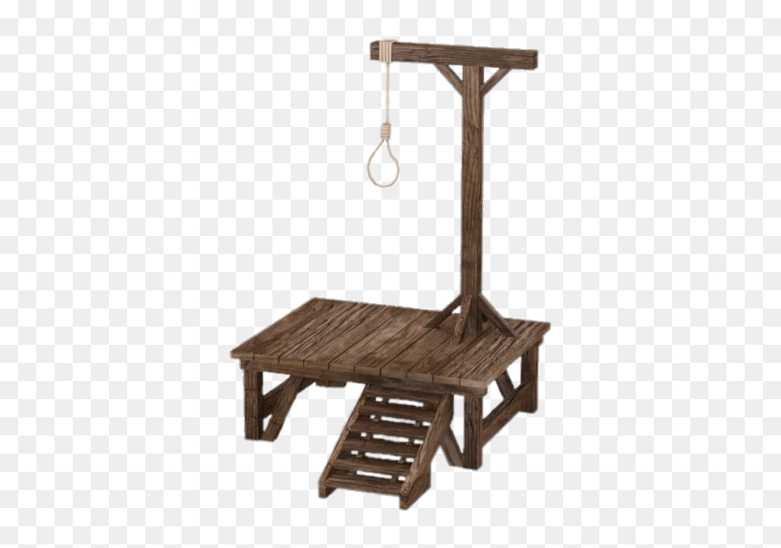 Gallows 3d Model - Gallows 50 Cubits High, HD Png Download - noose png