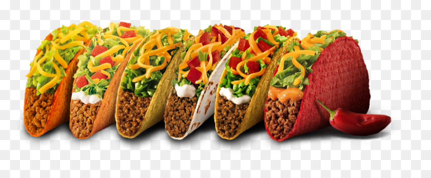 Taco Bell Tacos, HD Png Download - tacos png