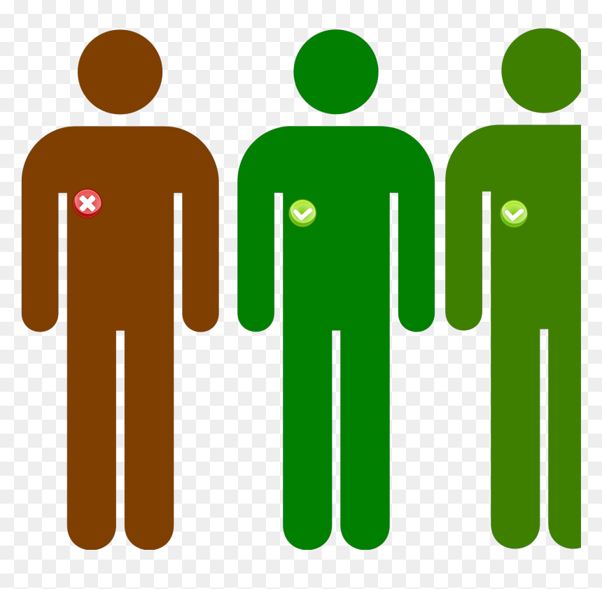 Silhouette Men And Women Icon, HD Png Download - person icon png