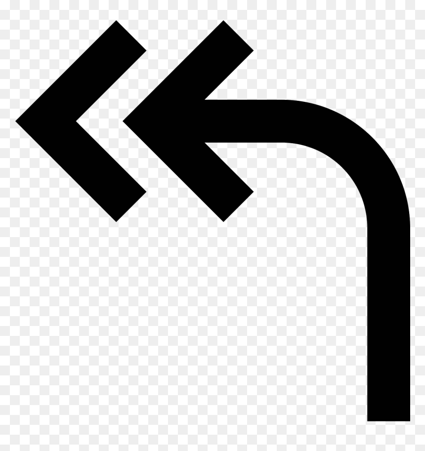 Reply All Arrow Icon, HD Png Download - arrow icon png