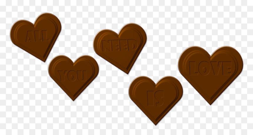 Chocolate Heart Png, Transparent Png - chocolate png