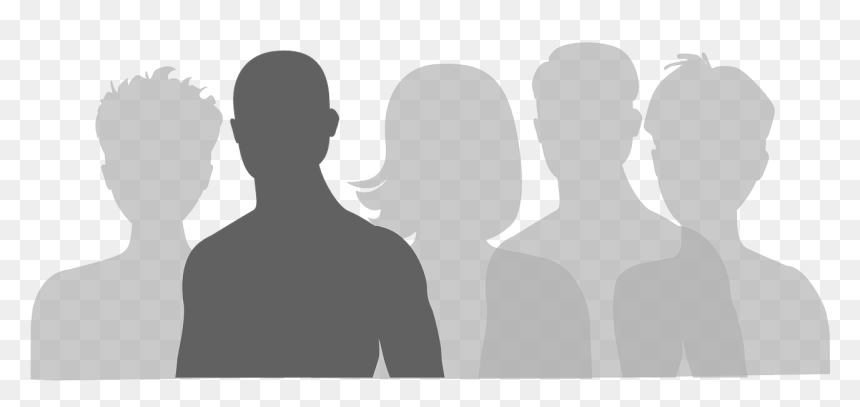 Stand Out Clip Art, HD Png Download - crowd png