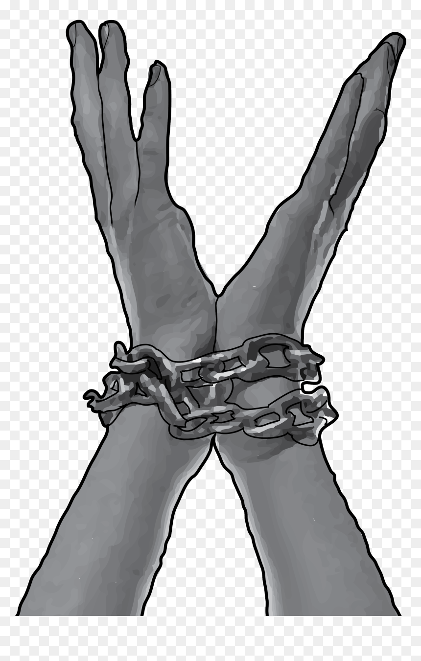 Uncovering The Iceberg Of King Lear - Hands In Chains Png, Transparent Png - chains png