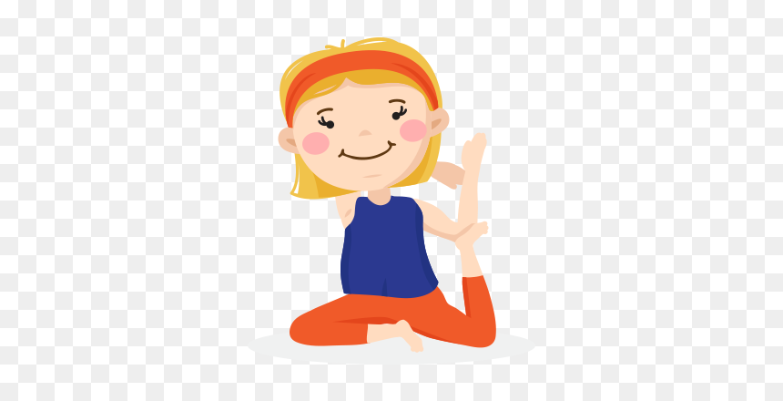 Kids Yoga Pose Ten - Yoga Kids Png, Transparent Png - kids png
