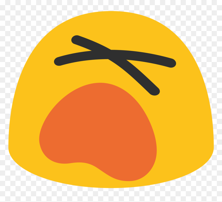 Transparent Just A Note Clipart - Transparent Blob Emoji, HD Png Download - surprised emoji png