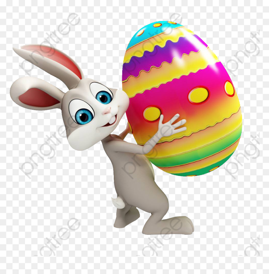 Easter Egg Clipart Bunny - Easter Bunny Png, Transparent Png - easter bunny png