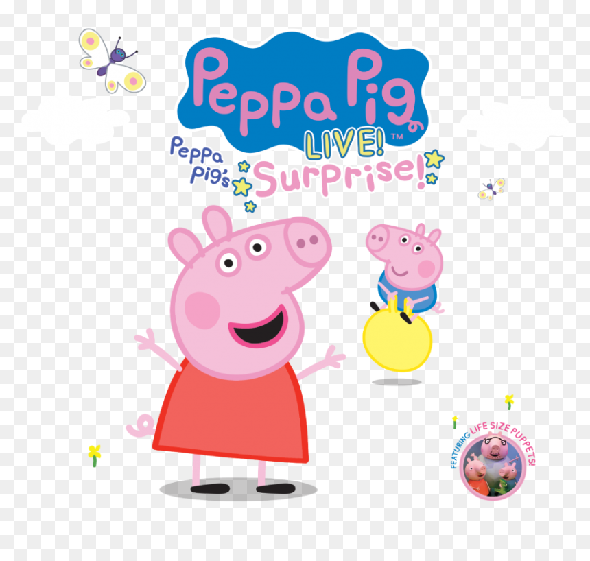 Peppa Pig"s Surprise Tour Fall - Peppa Pig Surprise Live, HD Png Download - peppa pig png