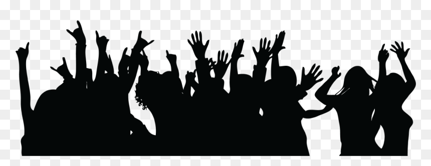 Thumb Image - Party People Silhouette Png, Transparent Png - crowd png