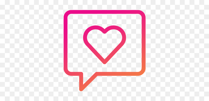 Social Media Icon - Heart, HD Png Download - social media icon png