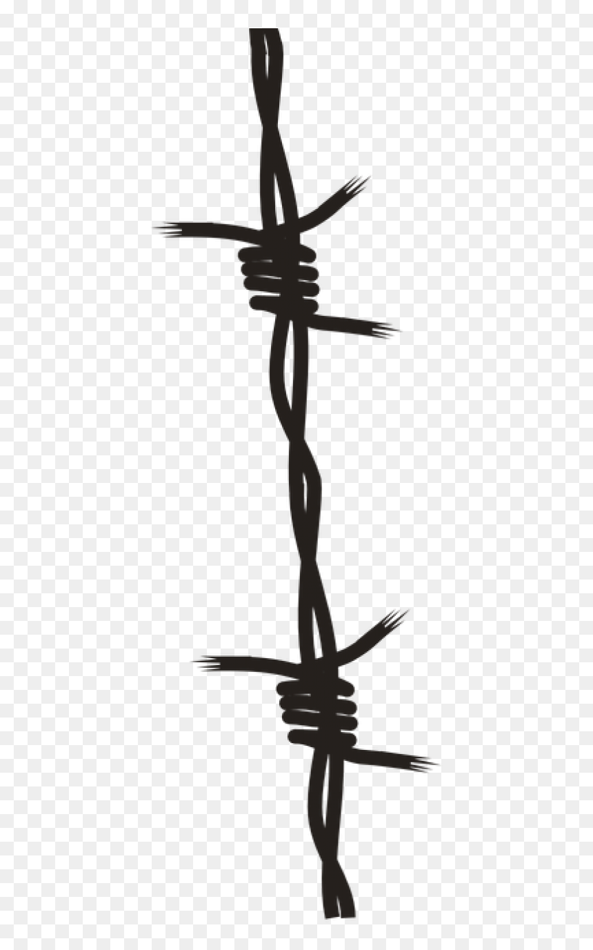 Cross, HD Png Download - barbed wire png