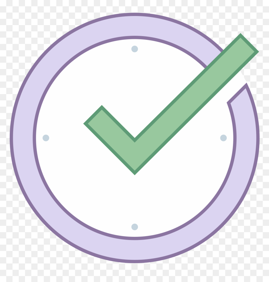 Green Check Mark - Circle, HD Png Download - green check mark png