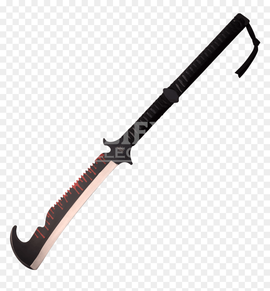 Blood Drip Hooked Fantasy Short Sword - Hooked Greatsword, HD Png Download - blood drip png