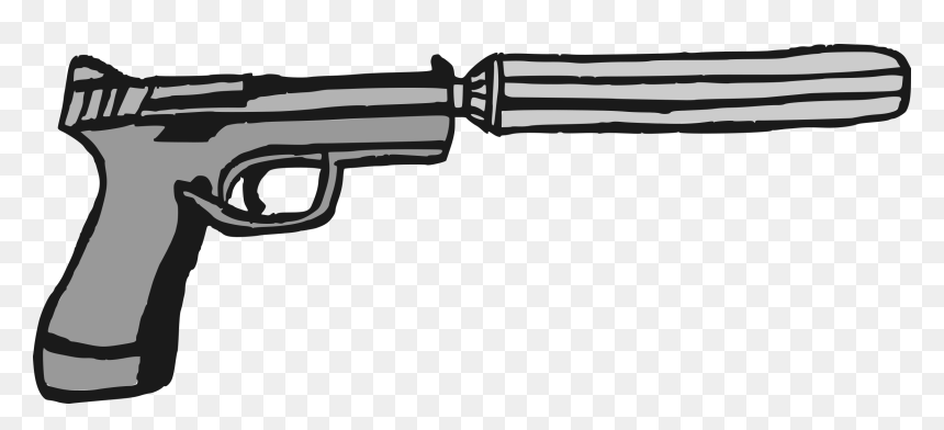 Transparent Pistols Clipart - Comic Gun Png, Png Download - pistol png