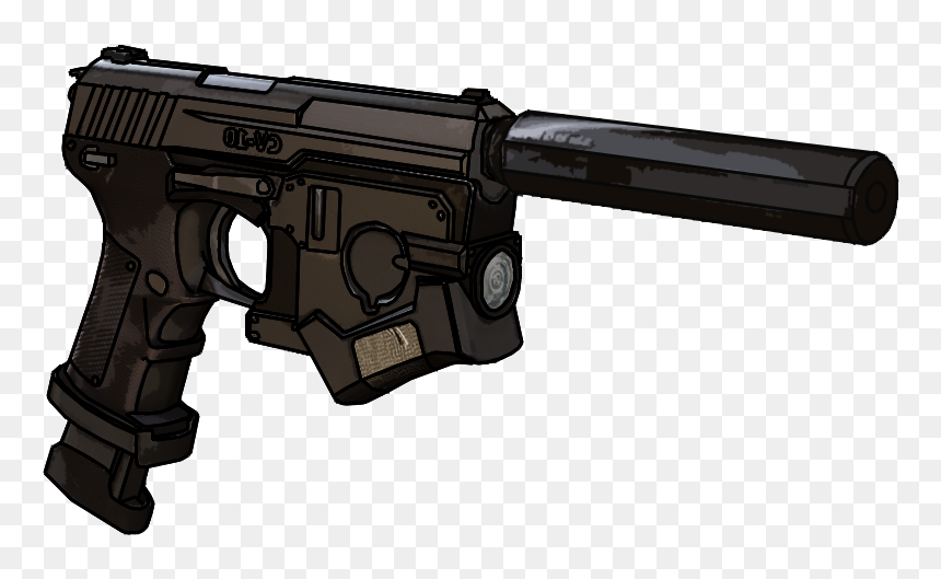 Thumb Image - Silenced Pistols, HD Png Download - pistol png