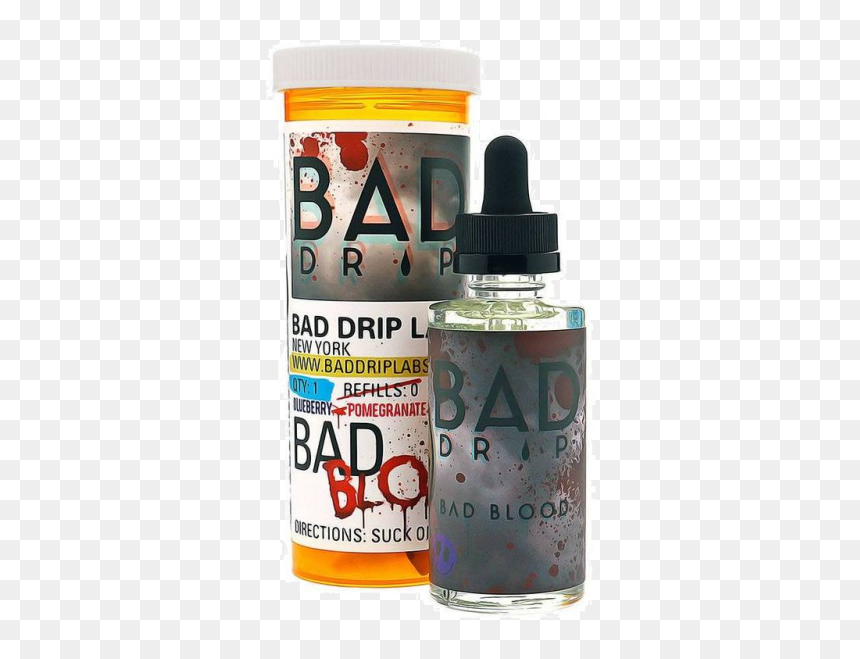 Glass Bottle, HD Png Download - blood drip png