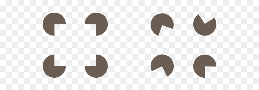 Gestalt Perception - Pacman - Psychology Grouping, HD Png Download - pacman png
