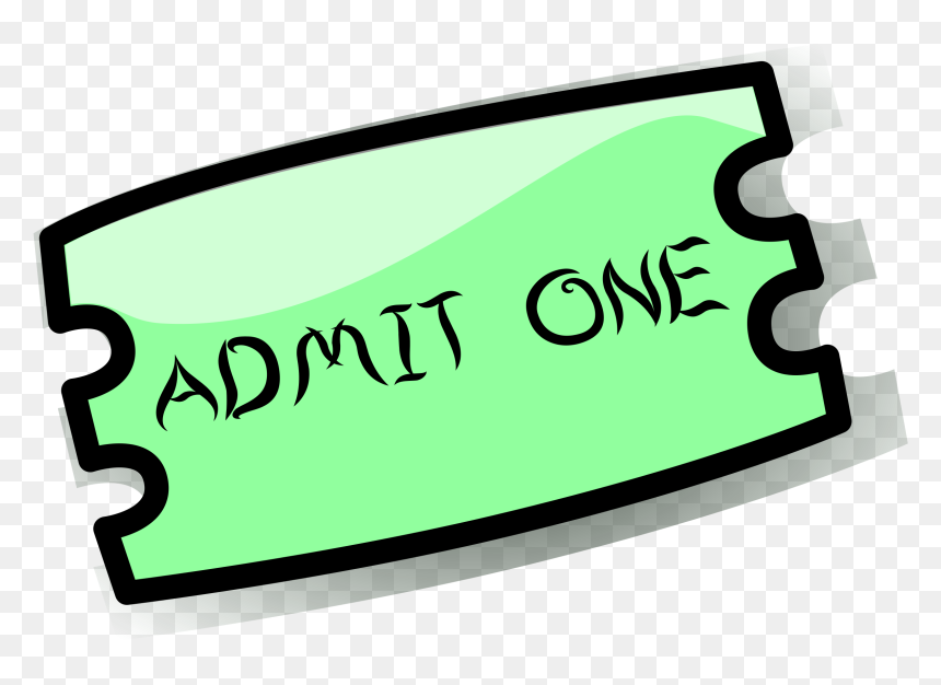 Ticket Clip Arts - Ticket Clipart, HD Png Download - ticket png