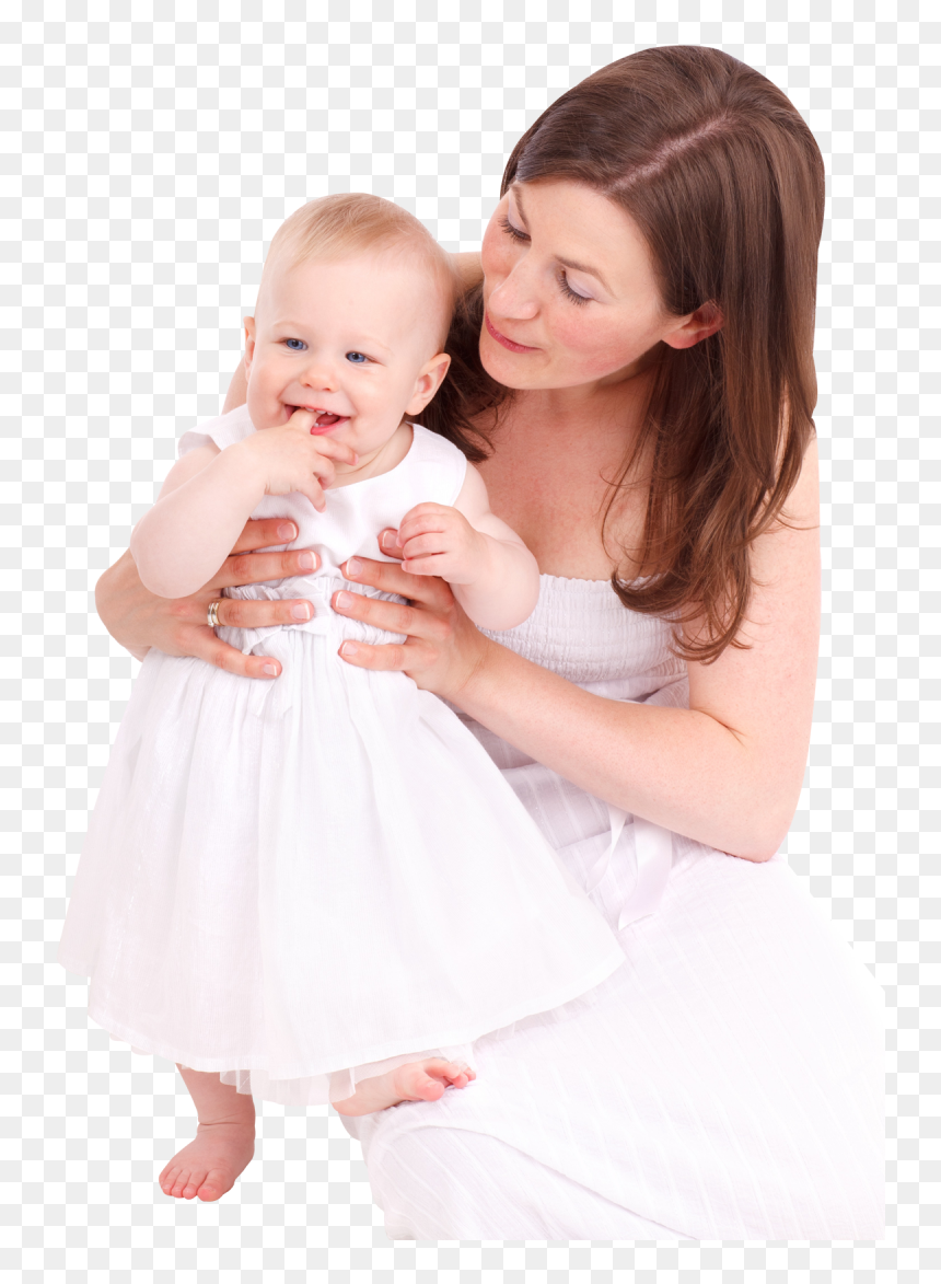 Woman With Kid Png Image - Mom And Baby Png, Transparent Png - kid png