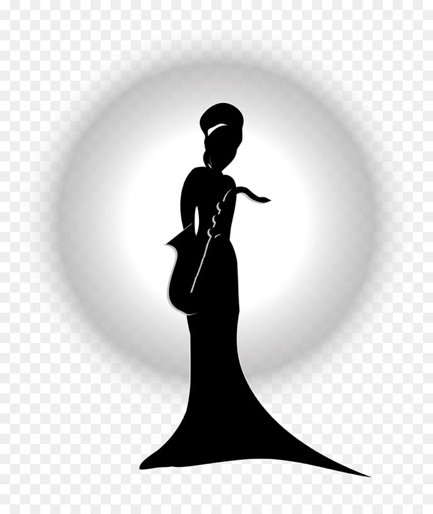 Silhouette, HD Png Download - lady silhouette png