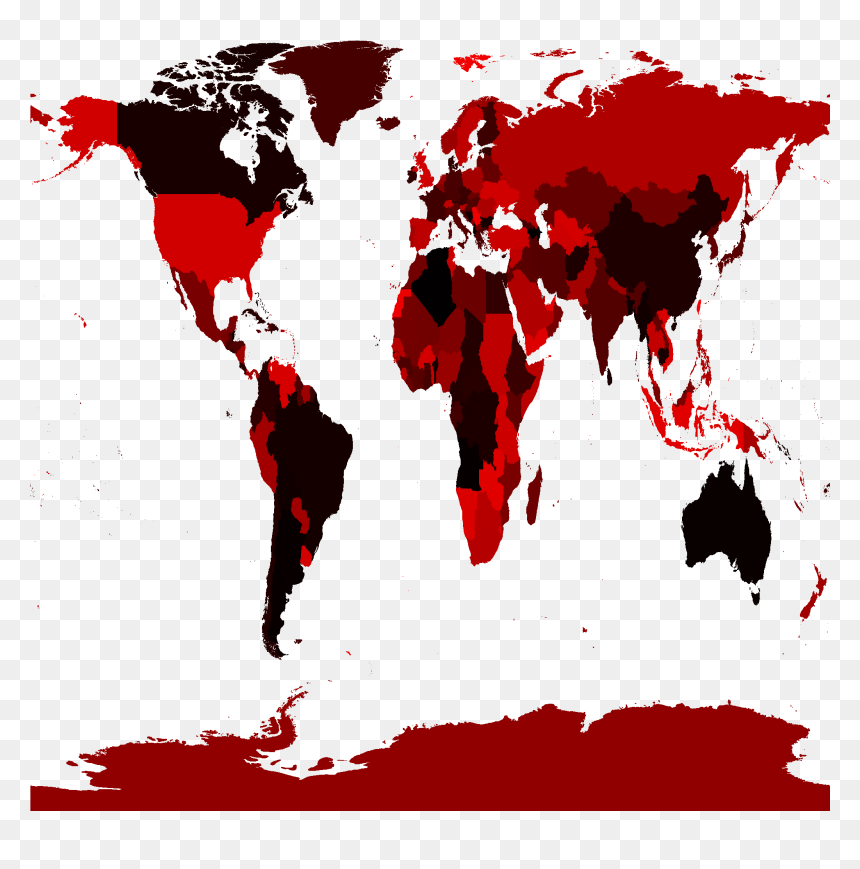 World Map, HD Png Download - splatter texture png