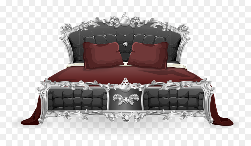 Bedroom Furniture Png, Transparent Png - bed.png