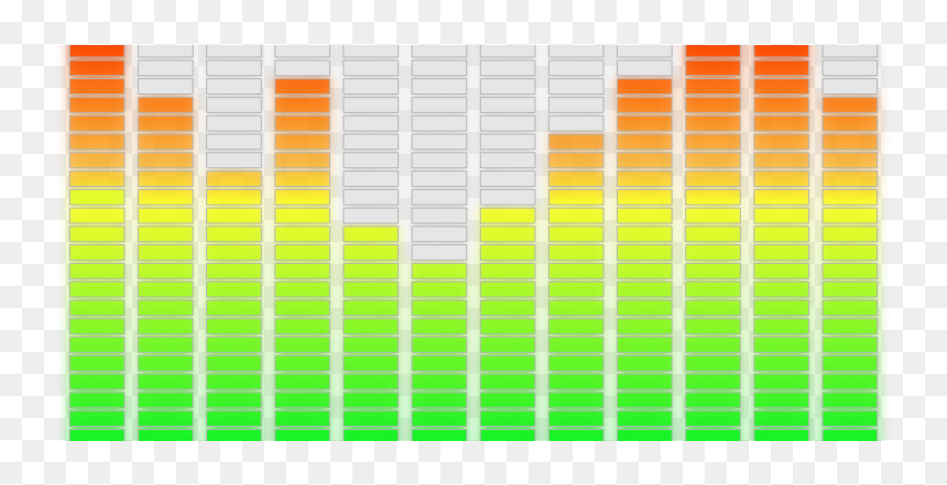 Vu Meter Png, Transparent Png - audio waveform png